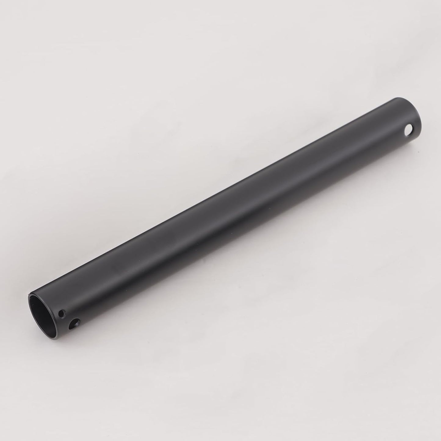 48 Inch Ceiling Fan Downrod Accessories with Extended Cord, 4 FT Black Downrod for Ceiling Fan, 1 Inch Outside Diameter for a Wide Range of Fans Not Threaded (Black)