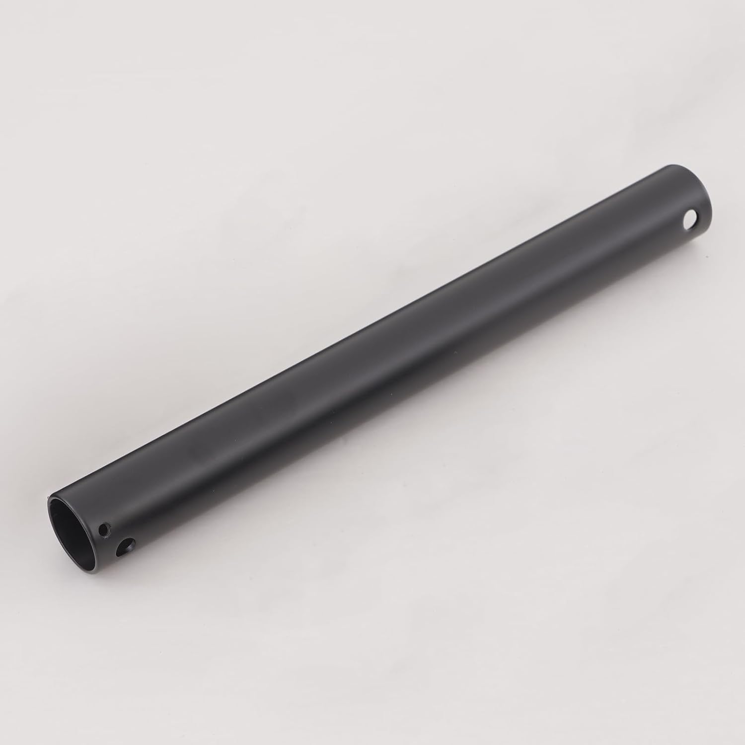48 Inch Ceiling Fan Downrod Accessories with Extended Cord, 4 FT Black Downrod for Ceiling Fan, 1 Inch Outside Diameter for a Wide Range of Fans Not Threaded (Black)